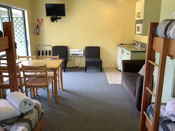 Self-contained Motel Unit dining area